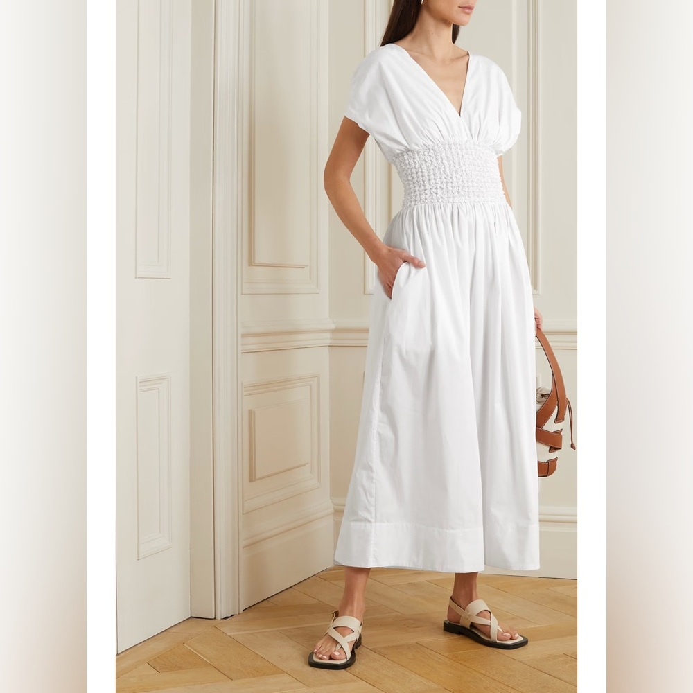 Staud Jackson Dress in White XS (NWT)